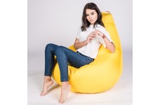 Кресло-груша желтое