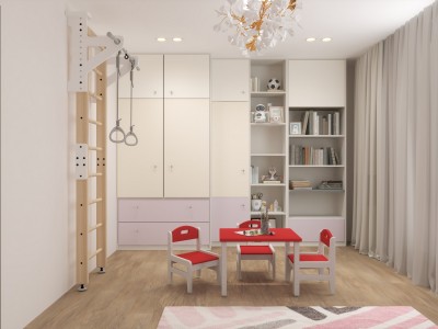 Детский столик и детский стульчик Дошколенок