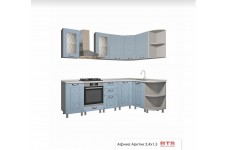 Кухня Афина Арктик 2,4х1,5м