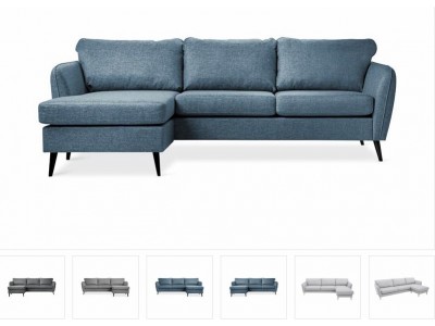 Копенгаген диван с шезлонгом