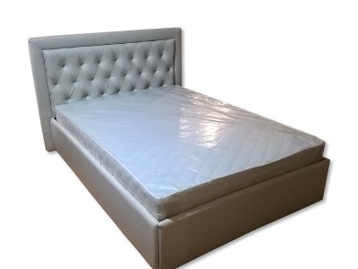 Кровать с мягким изголовьем-5 (КПМ Гарант)