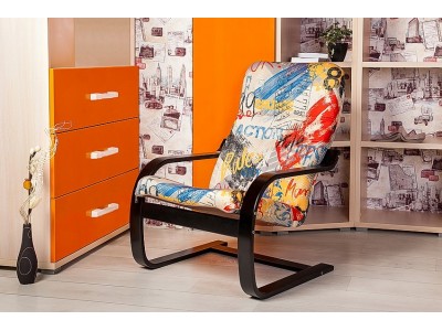 Кресло качалка Сайма-3 цветное