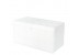 Банкетка с ящиком для хранения (Белая) 40x80