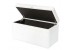 Банкетка с ящиком для хранения (Белая) 40x80