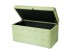 Банкетка мягкая с ящиком для хранения (Фисташковая) 40x60