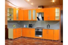 Кухня угловая Глория глянец 