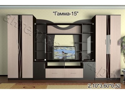 Гостиная стенка Гамма-15