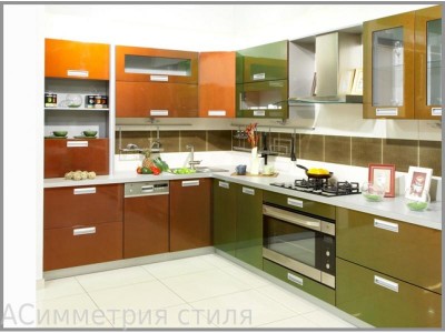 Кухня угловая АС-4 эмаль