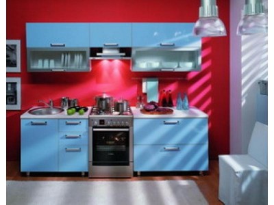 Кухонный гарнитур Голубой