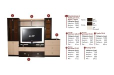 Гостиная стенка ТВ-22 Комплектация А