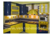 Кухня угловая Вектор-14 лакокраска