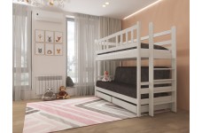 Детская 2х ярусная диван-кровать Фламинго