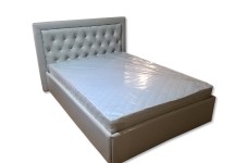 Кровать с мягким изголовьем-5 (КПМ Гарант)