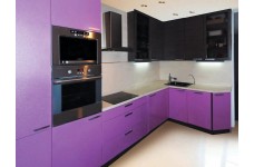 Кухня угловая Фиолетовая