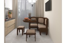 Кухонный уголок Лотос с табуретами